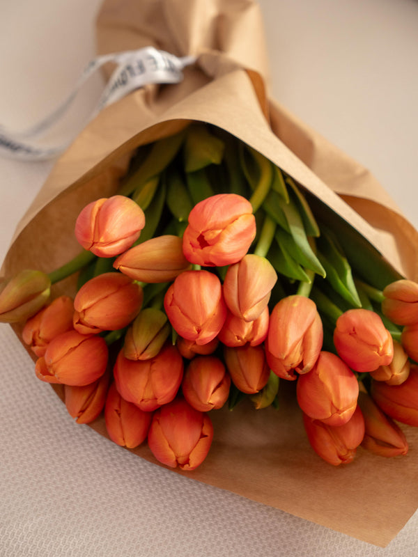 Tulipas naranjas