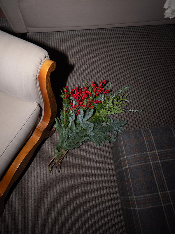 Ilex y abeto - Mix invernal